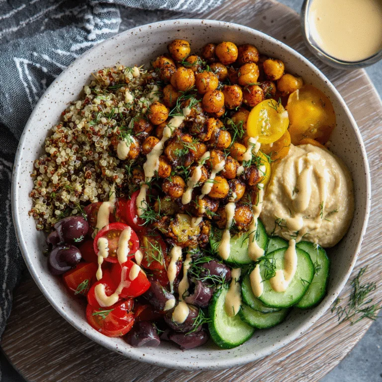 Mediterranean Quinoa Power Bowl