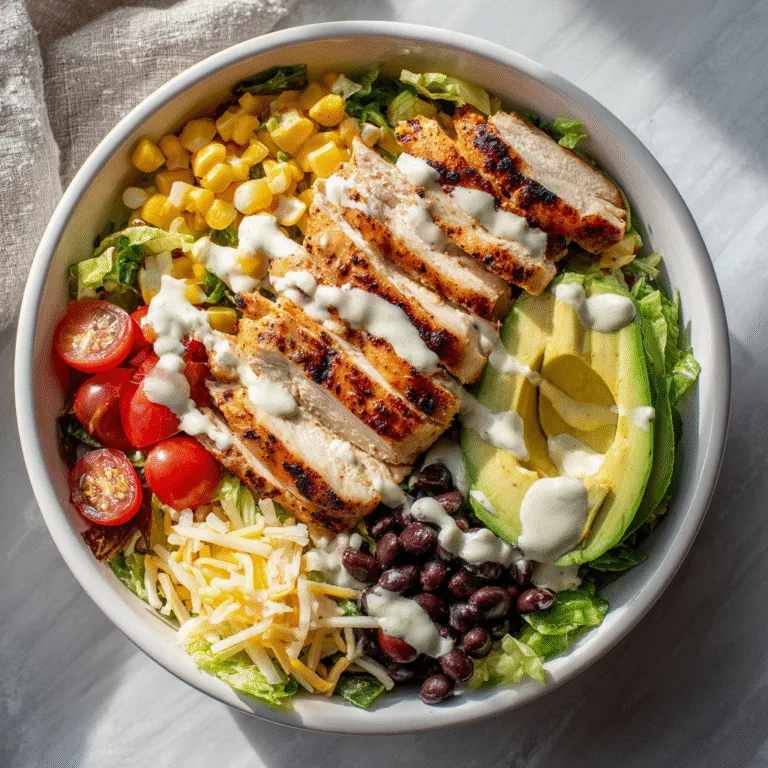 High Protein Southwest Chicken Salad – Flavorful, Fresh & Satisfying