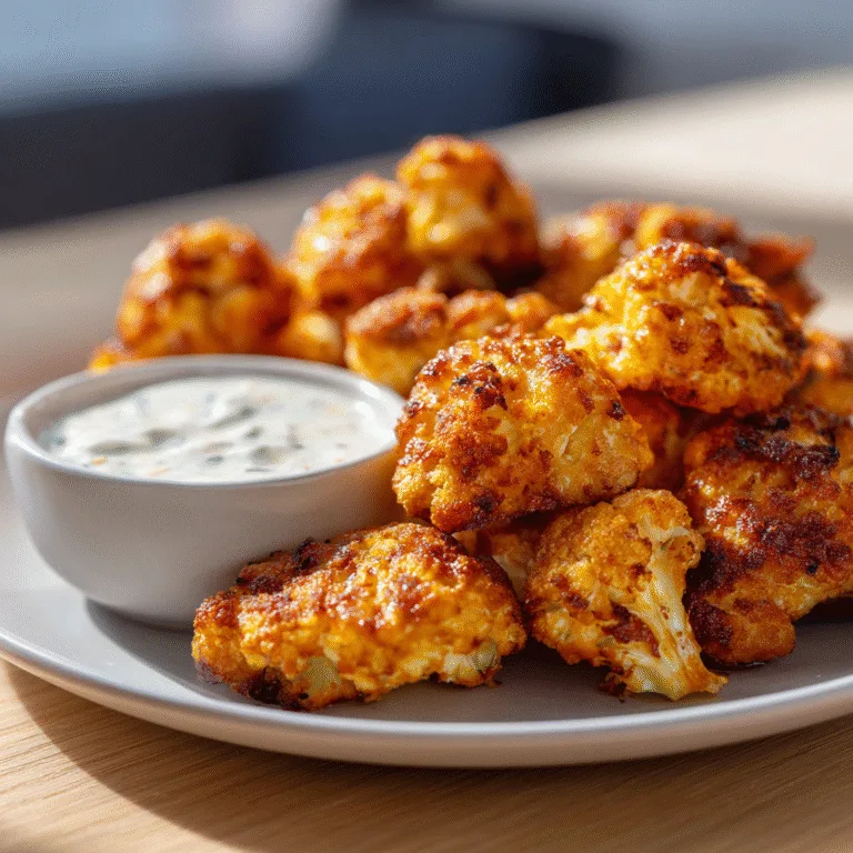 Air Fryer Buffalo Cauliflower