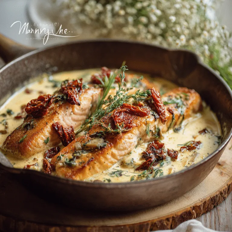 Creamy Garlic “Marry Me” Salmon for a Romantic Dinner at Home