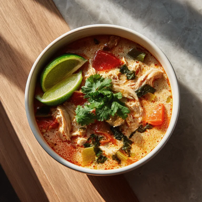 Thai-Style Red Curry Soup