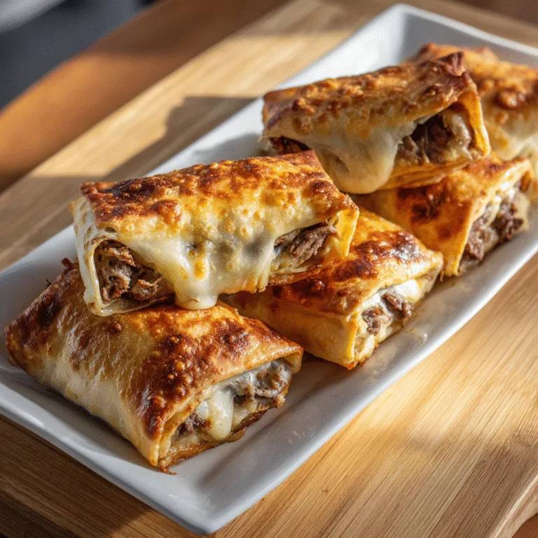 Philly Cheesesteak Rolls: A Cheesy, Meaty Crowd-Pleaser
