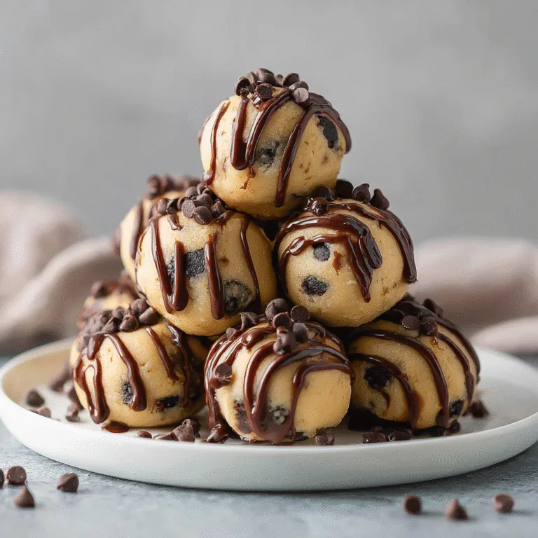 Ultimate No-Bake Chocolate Chip Cookie Dough Truffles – Safe, Delicious & Ready in 30 Minutes!