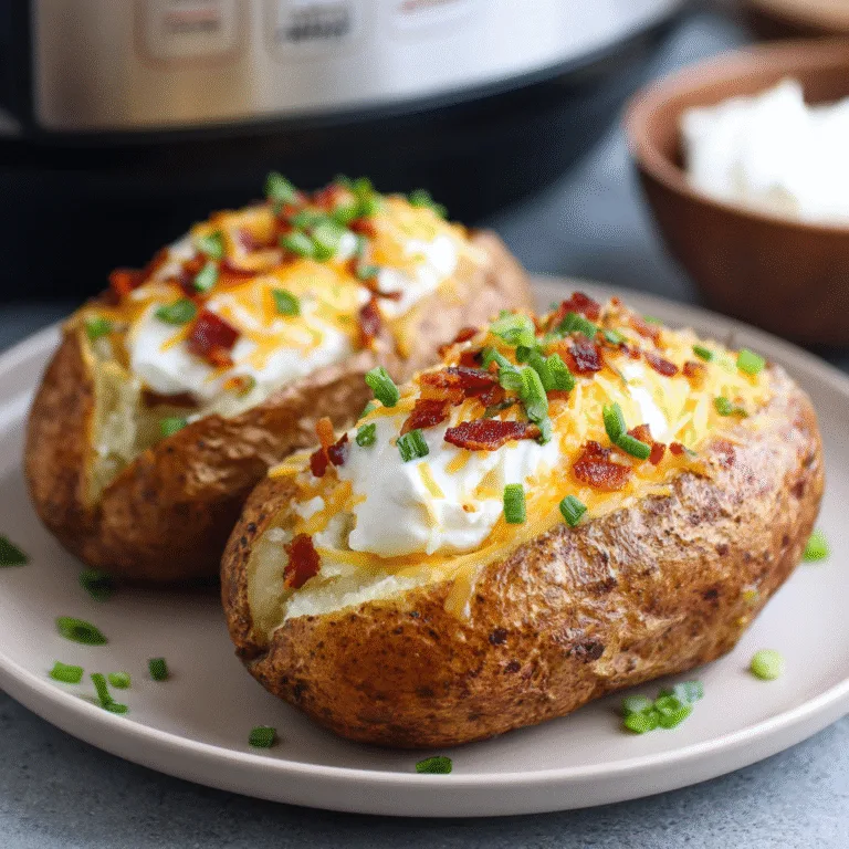 Delicious Air Fryer Baked Potato – Easy Meals & Healthy Dinner Recipes