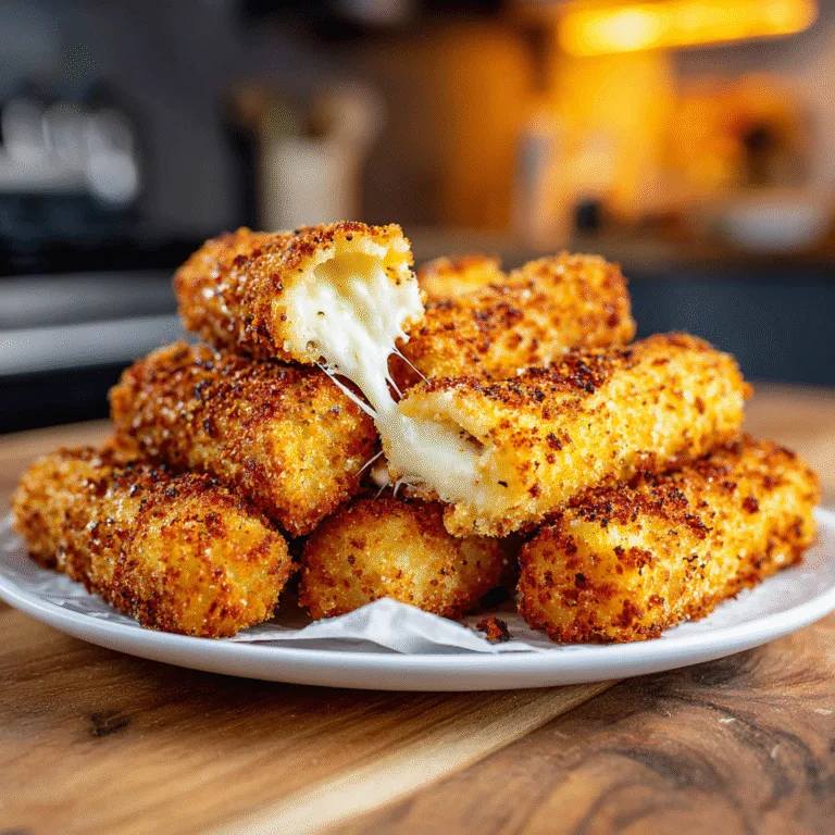 Crispy and Cheesy: Easy Air Fryer Mozzarella Sticks Recipe!