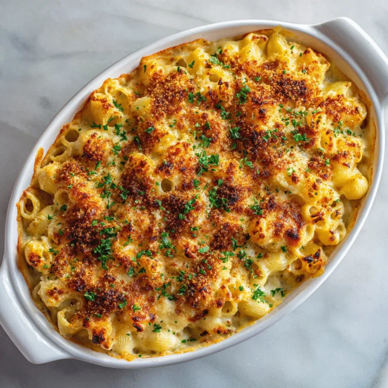 Homemade Baked Mac and Cheese
