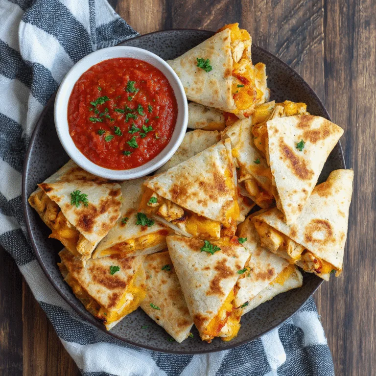 Quick and Easy Air Fryer Chicken Quesadilla Bites in Just 20 Minutes!