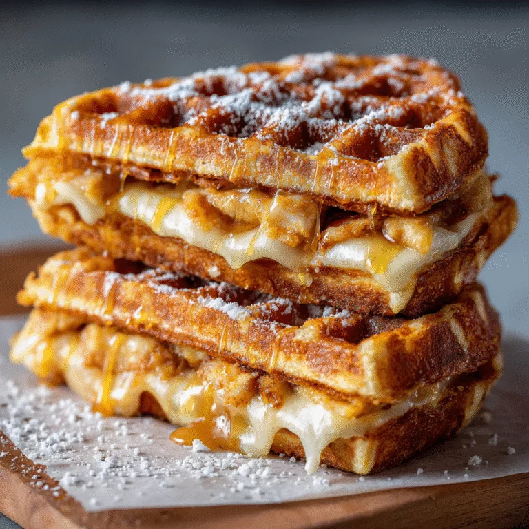 Sweet Waffle Grilled Cheese Sandwich: A Fun, Decadent Treat