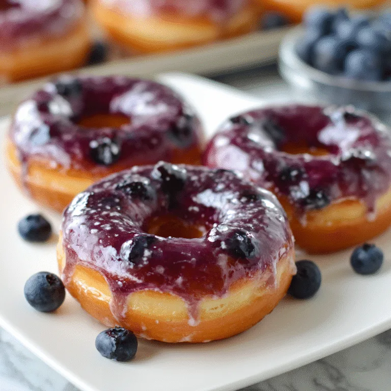 Baked Blueberry Donuts Recipe – A Healthier Sweet Treat