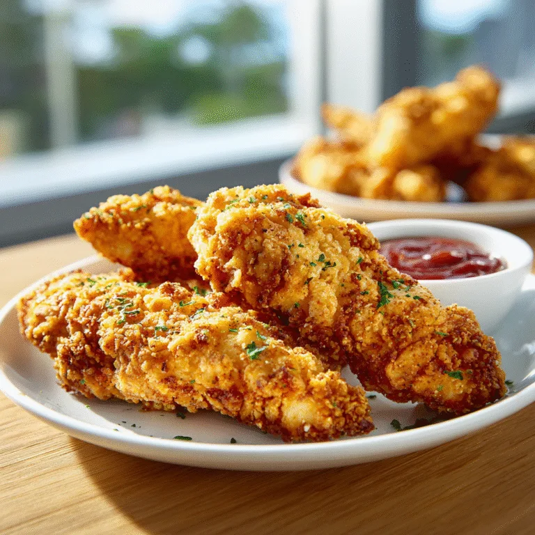 Crispy Baked Chicken Tenders – Easy, Healthy, and Delicious
