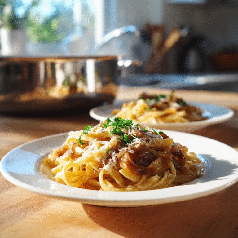 Cozy One-Pot French Onion Pasta: Comfort Food Meets Gourmet