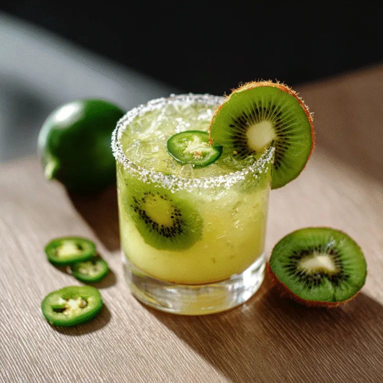 Kiwi Jalapeño Margarita: A Spicy Twist to Refresh You!
