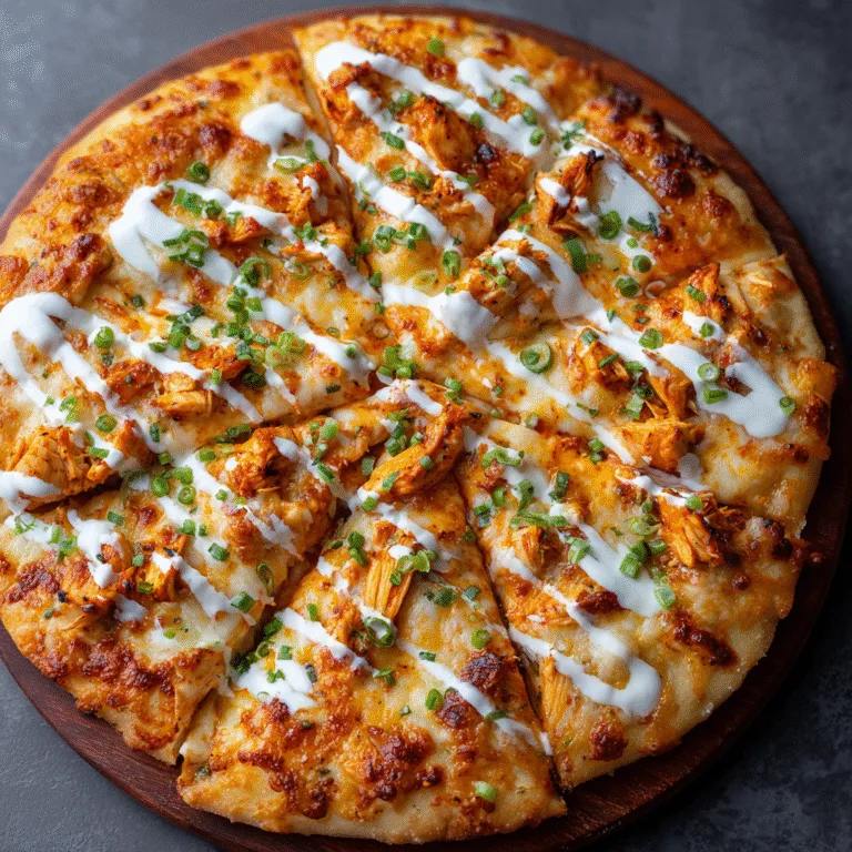 Buffalo Chicken Pizza – The Perfect Spicy Twist