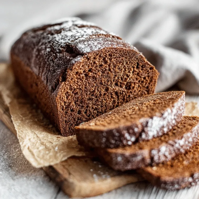 The Best Homemade Pumpernickel Bread – Rustic, Earthy, and Flavorful