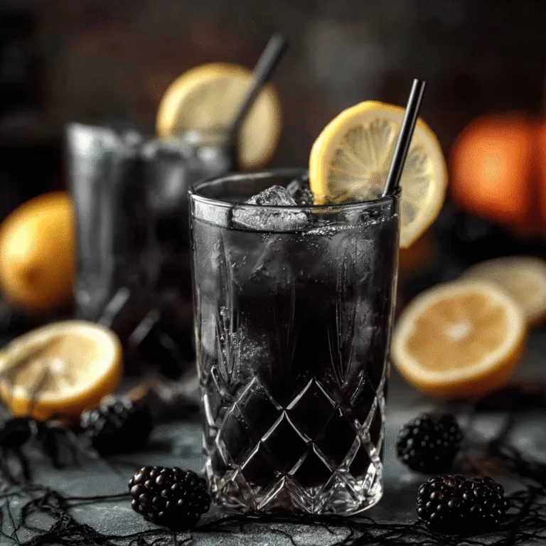 Halloween Spooky Lemonade Drink – A Creepy Yet Refreshing Twist