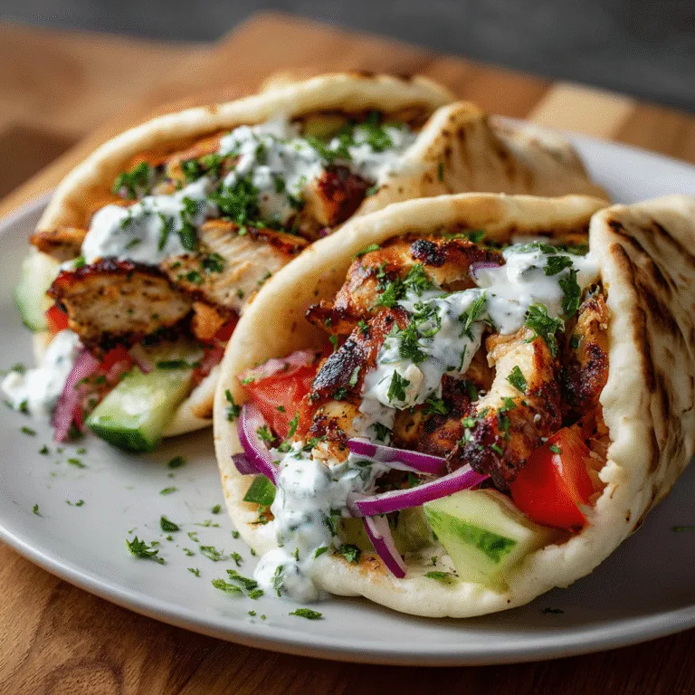 Mediterranean Chicken Gyros: Quick & Healthy