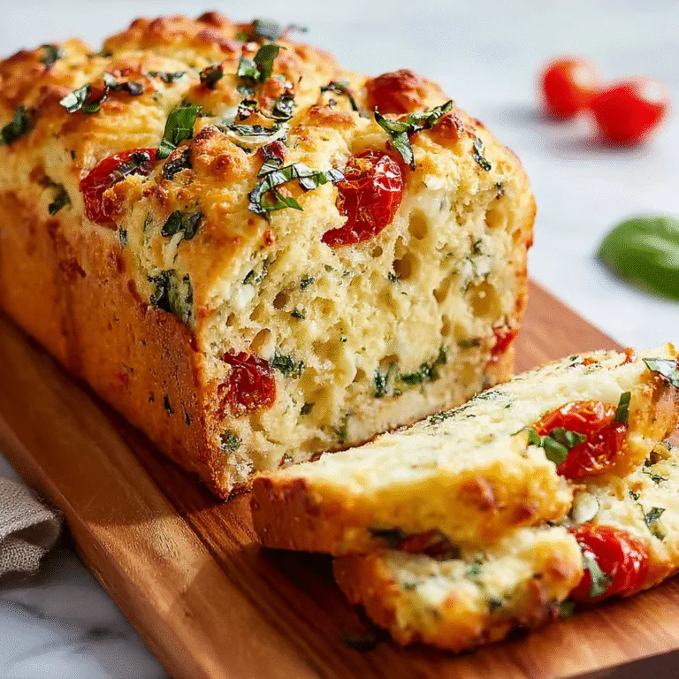 Caprese Quick Bread