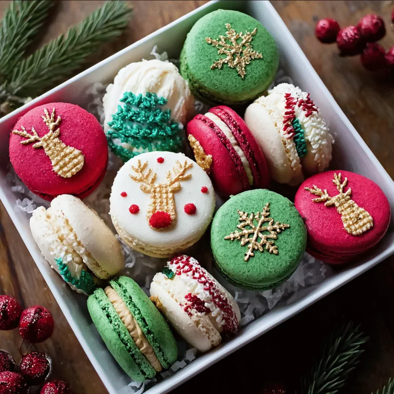 Christmas Macarons – Festive Macaron Cookies For Holiday Baking
