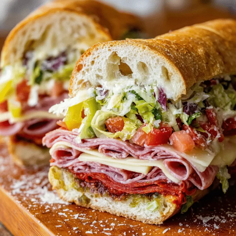 Italian Grinder Salad Sandwich