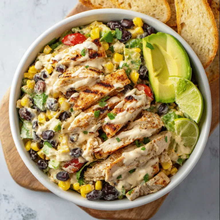 High Protein Southwest Chicken Salad