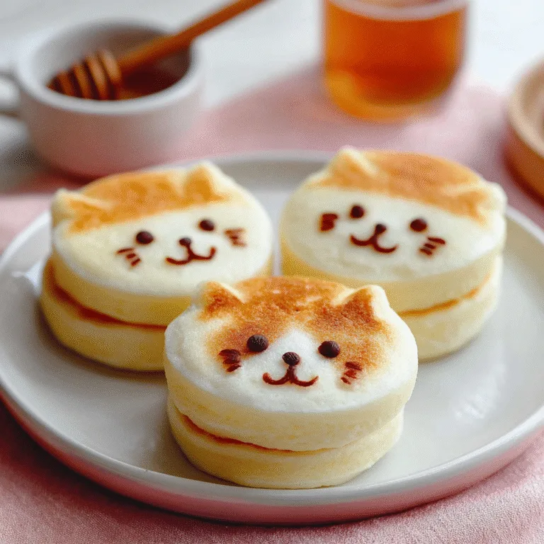 Kitty Pancake Mochi: Fluffy, Chewy, and Adorably Kawaii