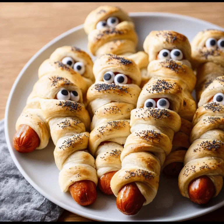 Spooky Halloween Mummy Hot Dogs: A Fun & Creepy Snack
