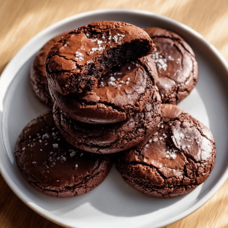 Dark Chocolate Brown Sugar Cookies