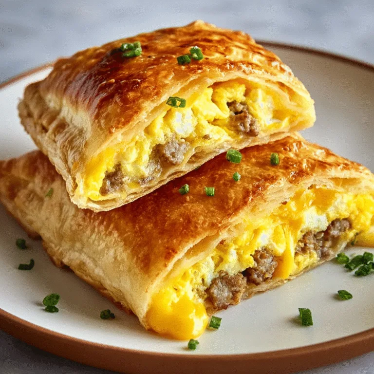 Irresistible Homemade Breakfast Hot Pockets – Easy & Delicious!