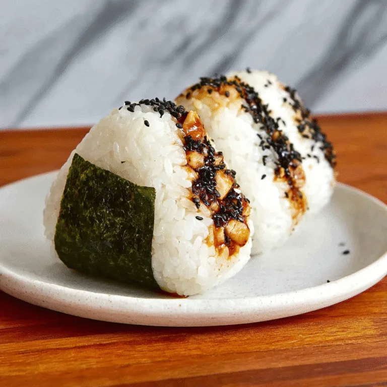 Easy Teriyaki Chicken Onigiri Sushi – A Delicious Japanese Snack
