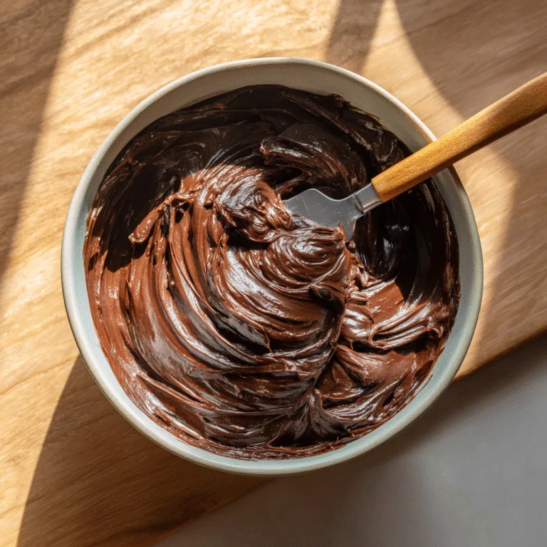 Chocolate Fudge Frosting – Easy, Rich, and Decadent