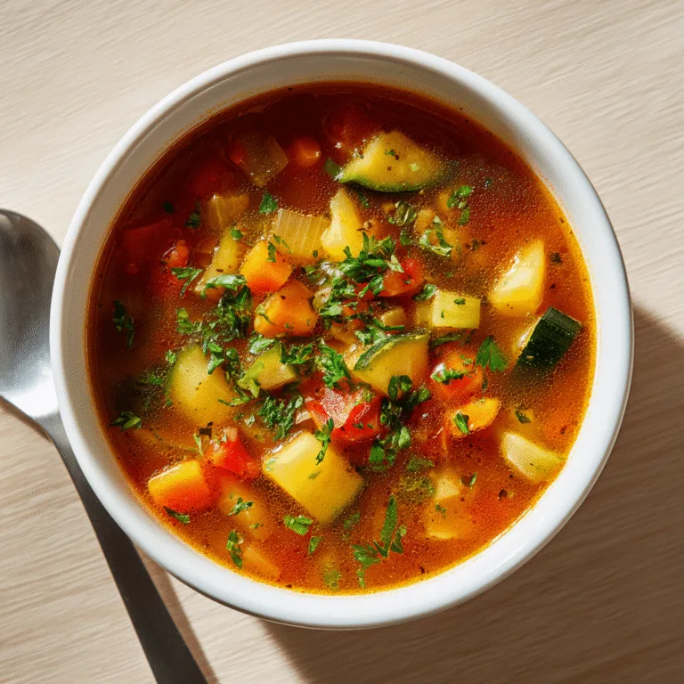 Healthy Fall Vegetable Soup – Nutritious & Cozy