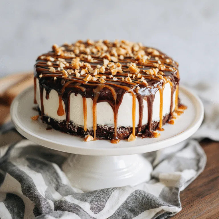 Decadent Chocolate Snickers Cake – A Gourmet Indulgence