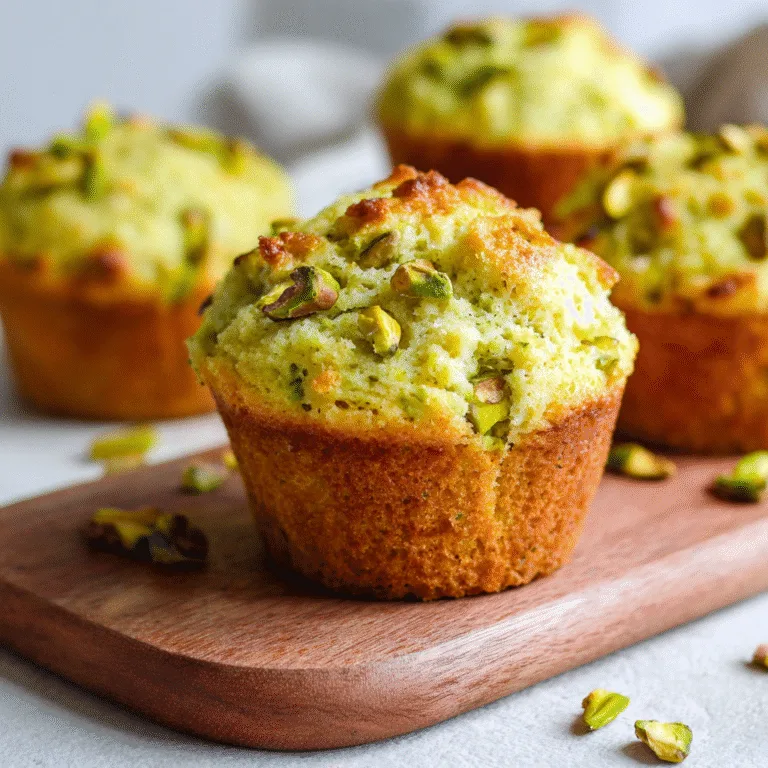 Fluffy Bakery Pistachio Muffins
