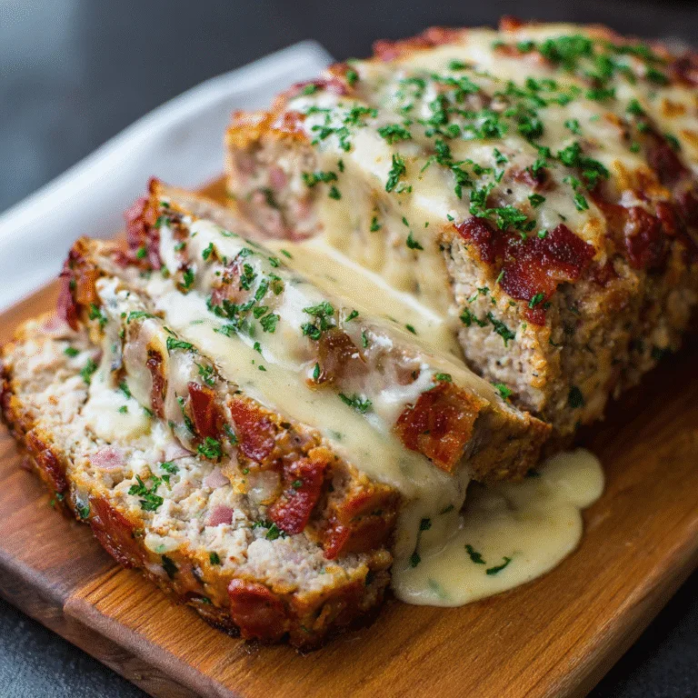 Irresistible Chicken Cordon Bleu Meatloaf – Classic Comfort Style