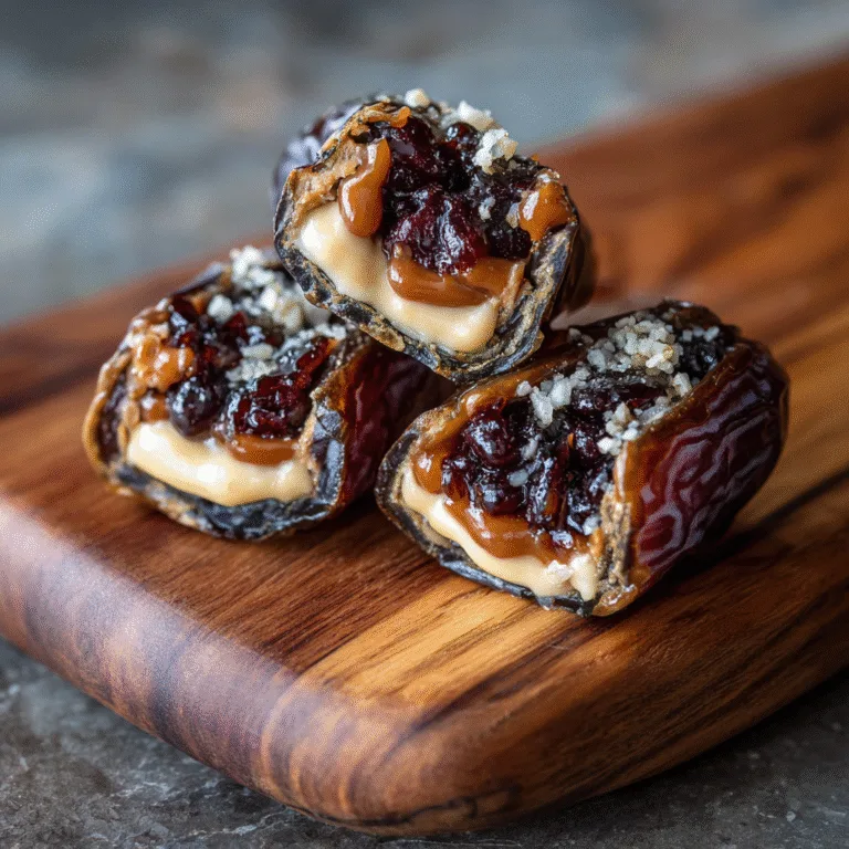 Snickers Stuffed Dates