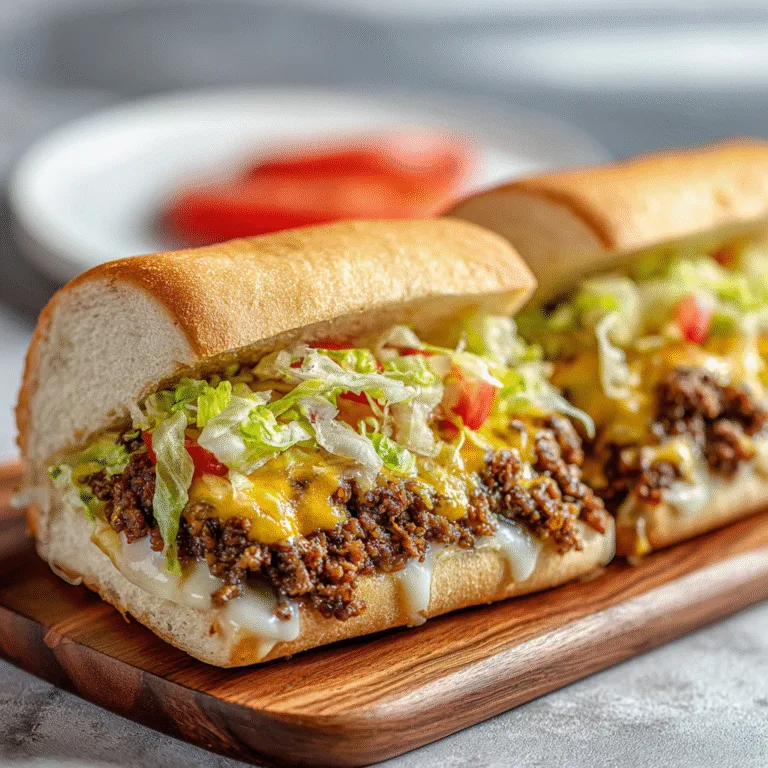 Authentic New York Chopped Cheese Sandwich