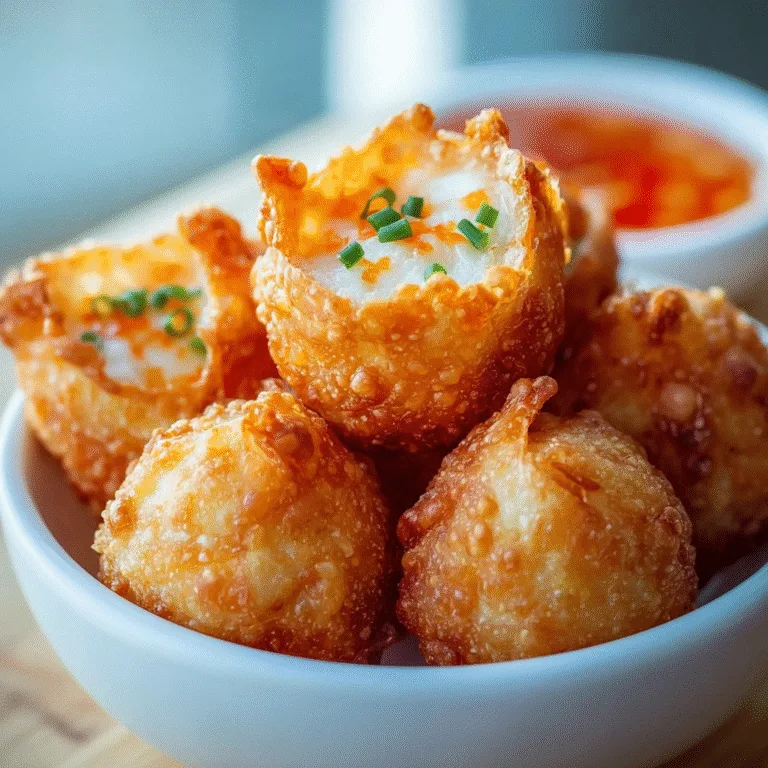 Crab Rangoon Bombs – The Ultimate Crispy & Creamy Party Snack