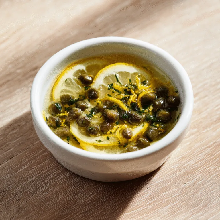 Simple Lemon Caper Sauce – Bright, Tangy, Restaurant-Quality Flavor in Minutes