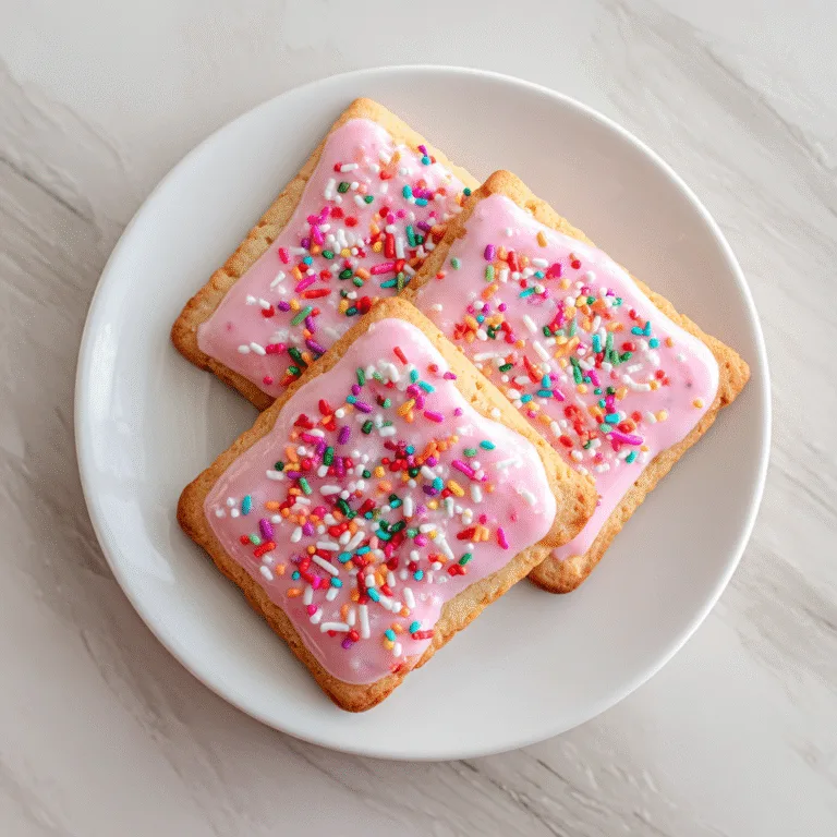 STRAWBERRY POP TART SUGAR COOKIES