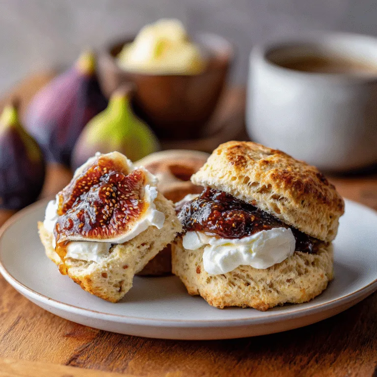 Fig Goat Cheese Scones: Sweet Meets Savory in a Buttery Brunch Treat