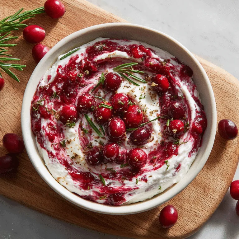 Warm Cranberry and Cream Cheese Dip – Perfect Holiday Appetizer
