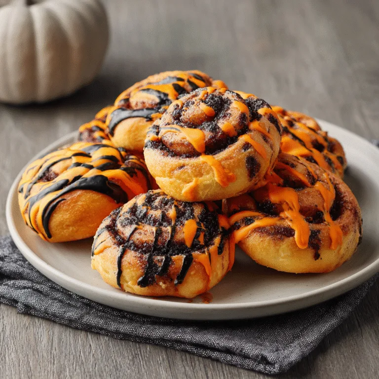 Halloween Cinnamon Rolls – Spooky and Delicious Morning Treats