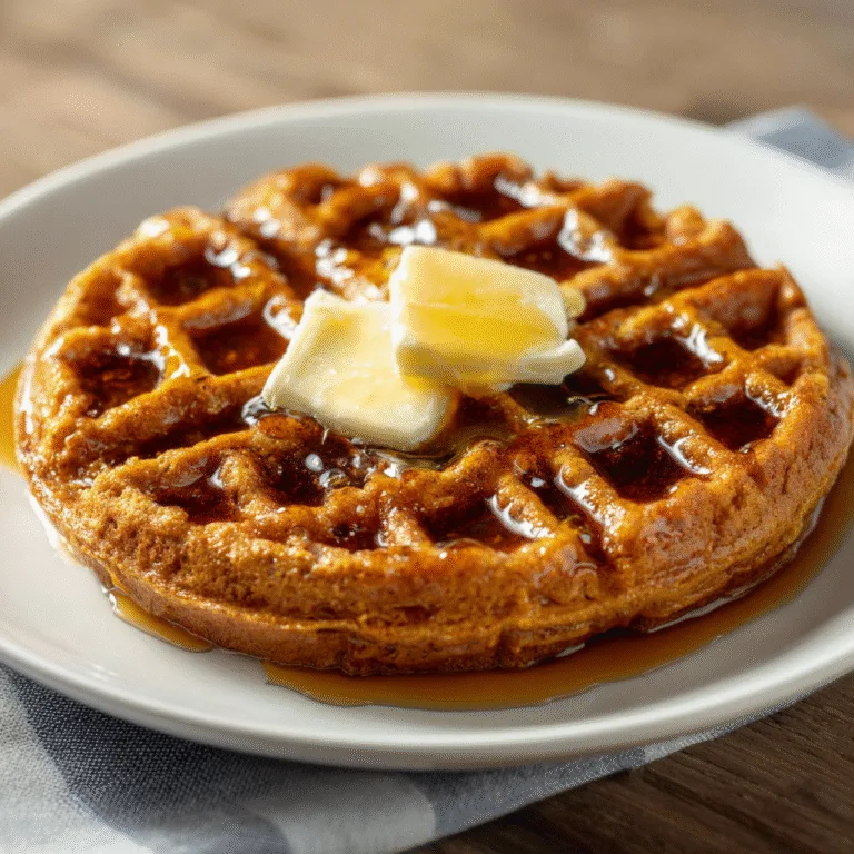 Homemade Gingerbread Waffles Recipe