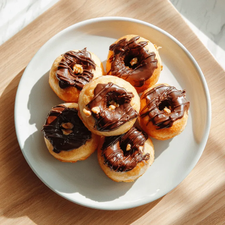 Chocolate Peanut Butter Cup Stuffed Donuts – Decadent Dessert Treats