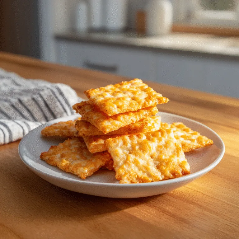 Rice Krispie Cheddar Crackers – Crunchy, Cheesy, and Irresistibly Addictive