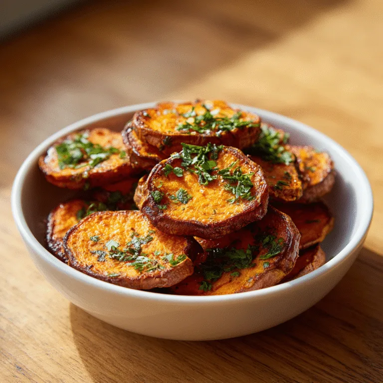 Roasted Sweet Potato Rounds