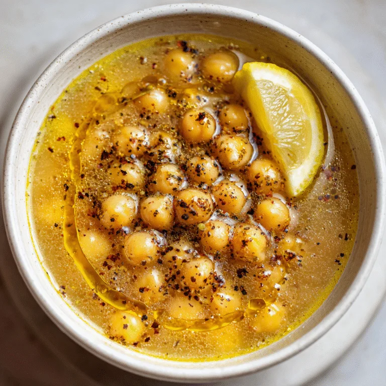 Greek Chickpea Soup: A Slow-Simmered Greek Tradition