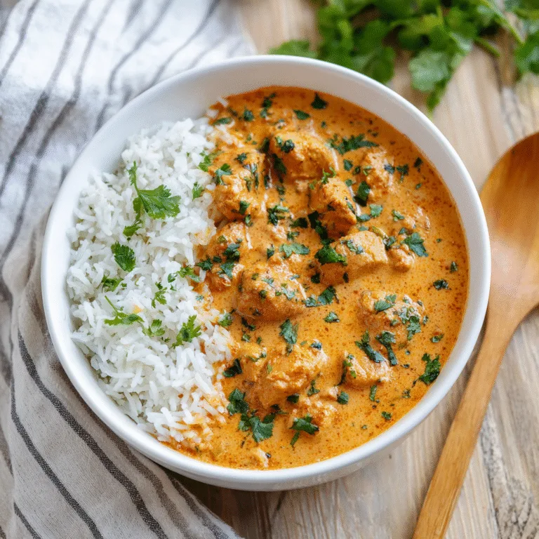 Quick & Easy Homemade Butter Chicken