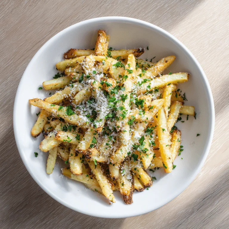 Easy Truffle Parmesan Fries for Movie Night: Cozy & Indulgent Snack