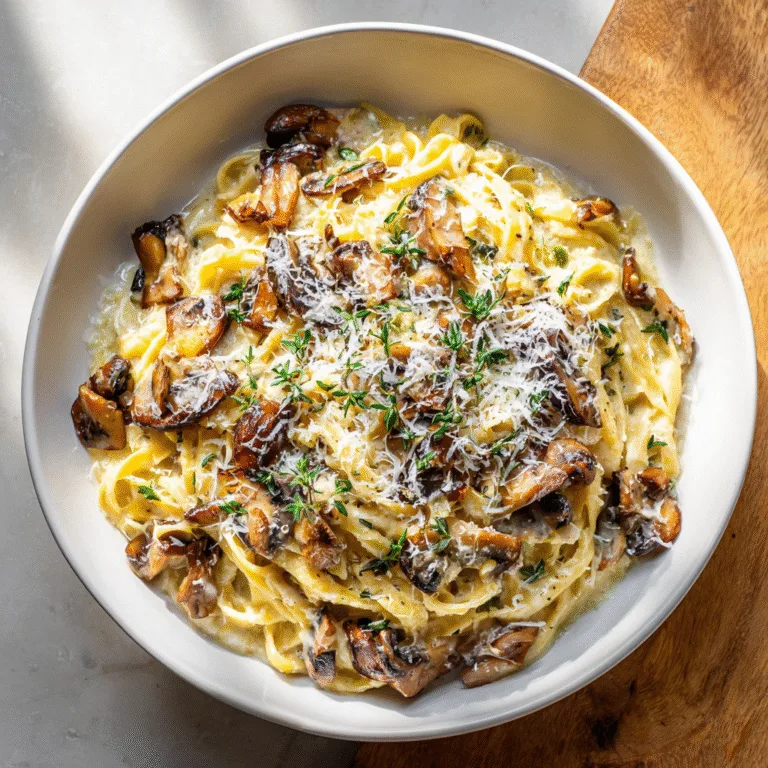 EASY CARAMELIZED LEEK AND MUSHROOM GRUYERE PASTA: COZY GOURMET AT HOME